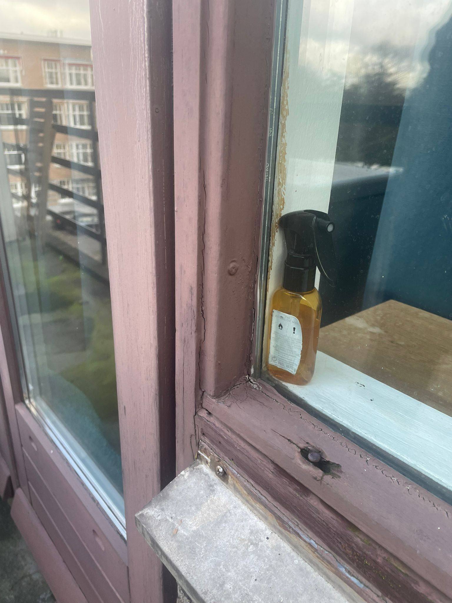 rotte onderdorpel en stijl